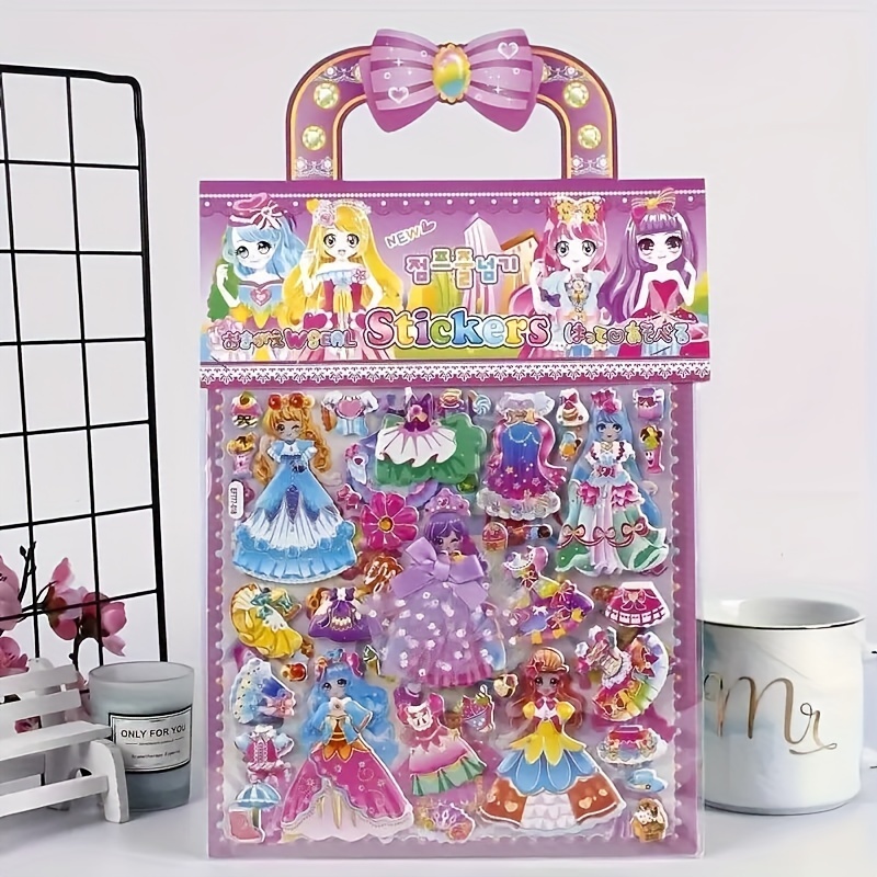 Princess Dress Up Puffy Sticke - Art Craft Toddler recension och pris