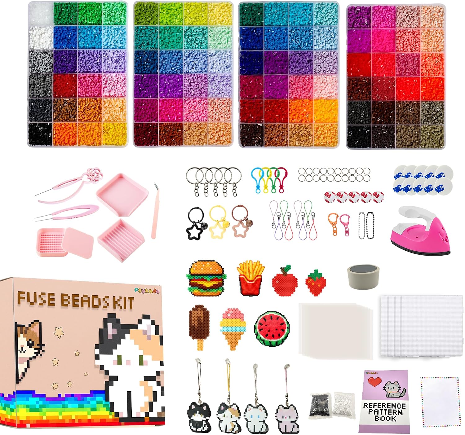 Fuse Beads Kit-Easy DIY-96 Col - Art Craft Us recension och pris