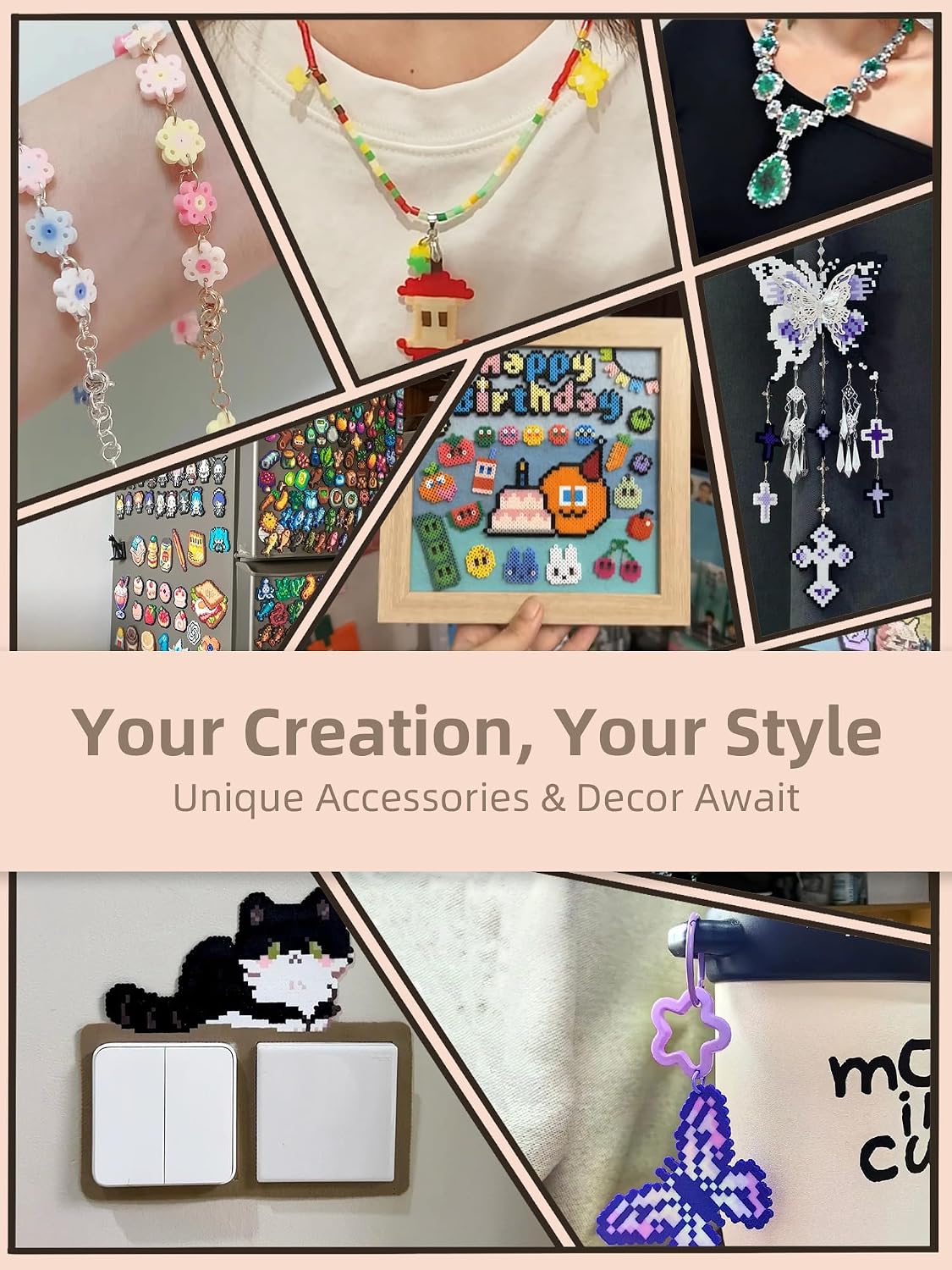 Fuse Beads Kit-Easy DIY-96 Col - Art Craft Us recension och pris